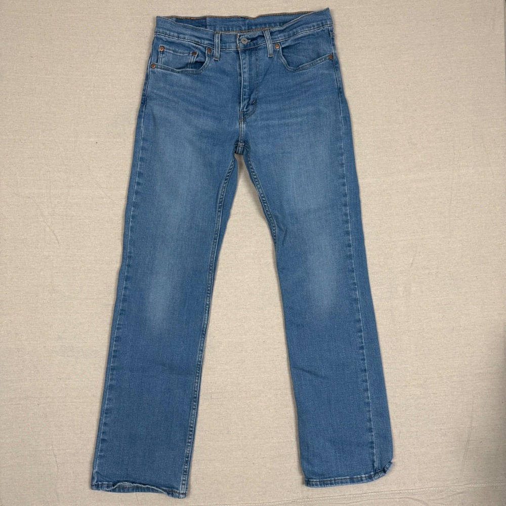 Levi's 527 Slim Bootcut Jeans W31 L32 Medium Wash Blue Denim Classic Western